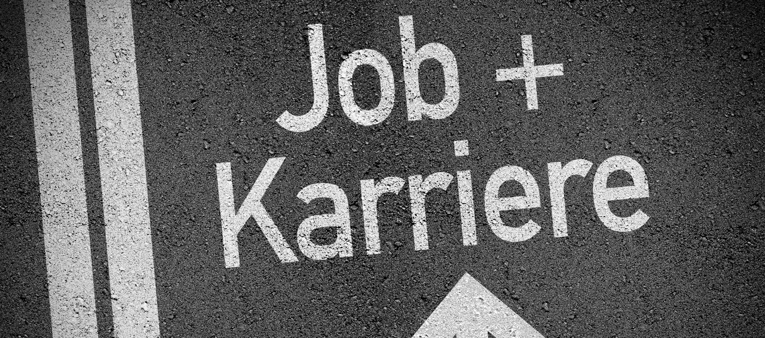 Asphalt mit Job und Karriere